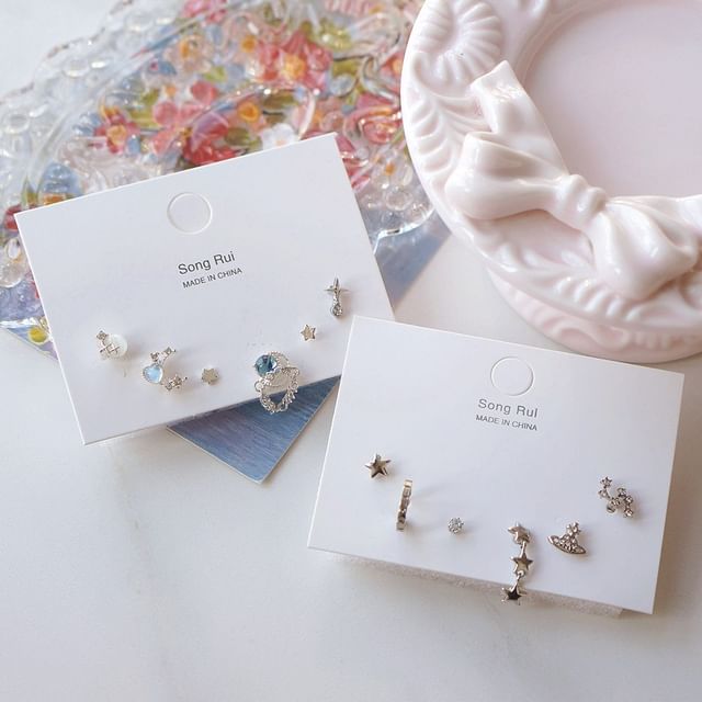 of 6: Earring Star Set