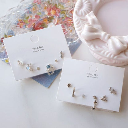 of 6: Earring Star Set