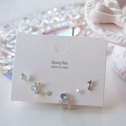 of 6: Earring Star Set