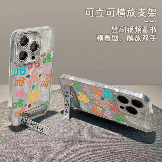 Case Character Phone Chinese Stand