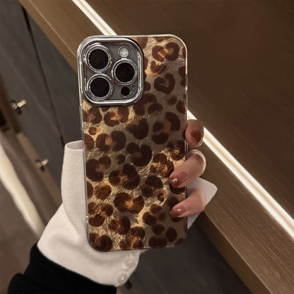 Strap Case Phone Print Leopard / Set