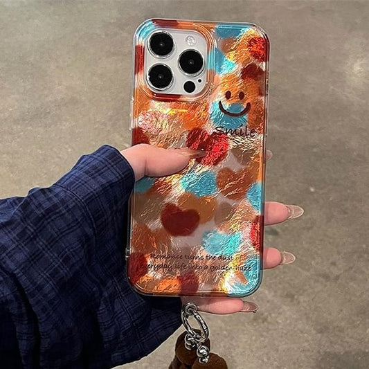 Pom Smiley Strap Case / Phone Set