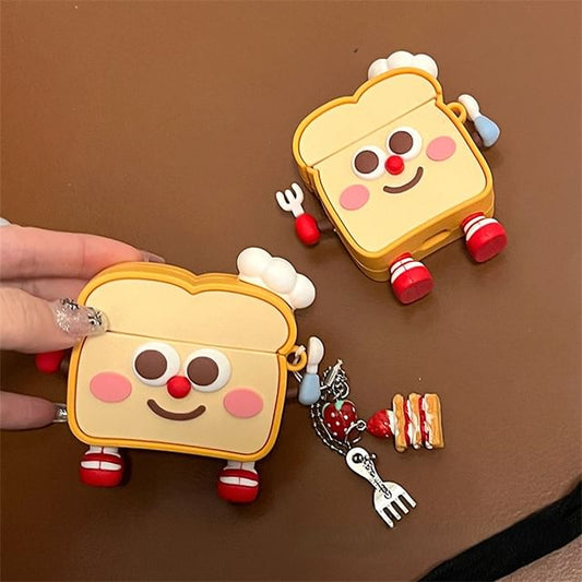 Pro Skin AirPods Charm / Earphone Case Set Toast