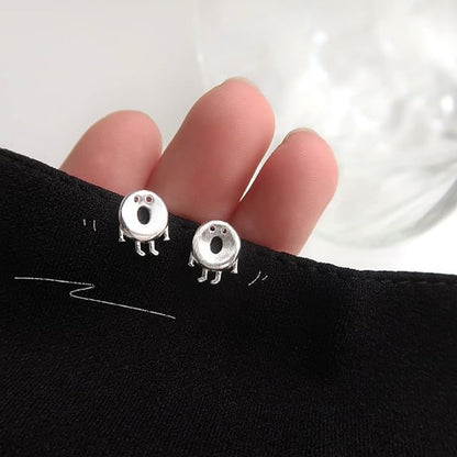 925 Silver Sterling Stud Cartoon Earring