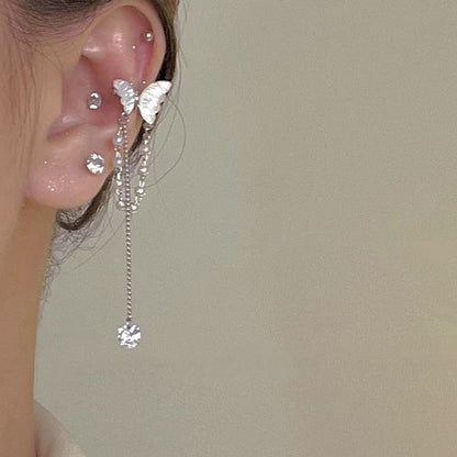 Pearl Butterfly Cuff Faux Ear