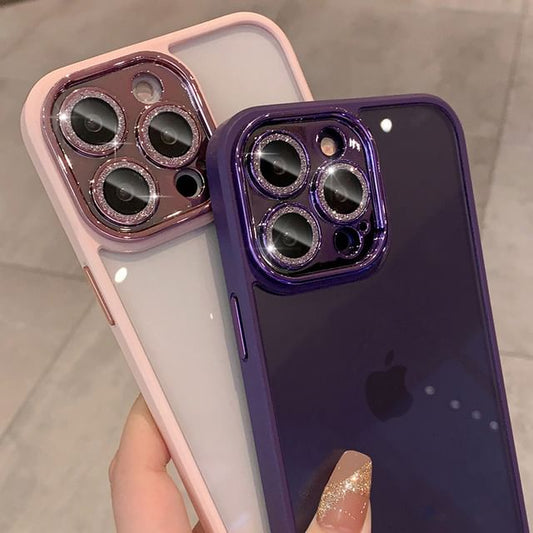 Protection Glitter Lens Case Phone