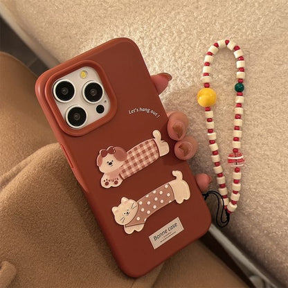 Phone Case Animal Set Strap /