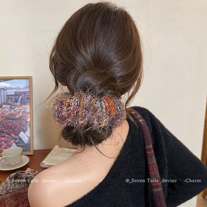 Tie Knit Hair Fuzzy