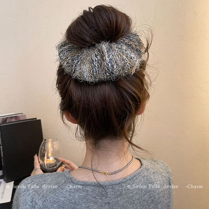 Tie Knit Hair Fuzzy