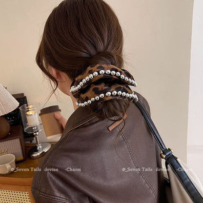 Leopard Scrunchie Hair