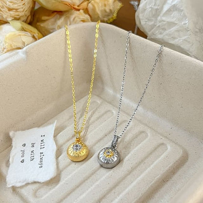 CZ Dome Necklace
