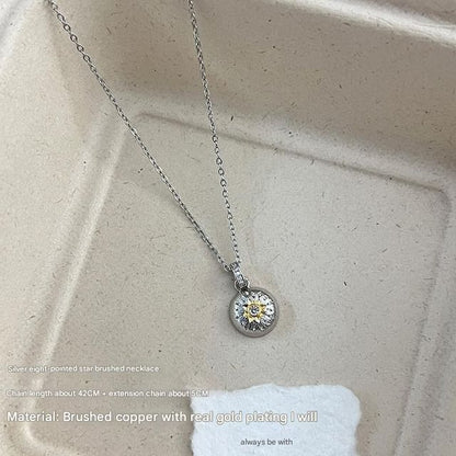 CZ Dome Necklace