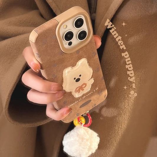 Charm Set / Phone Pom Dog Case