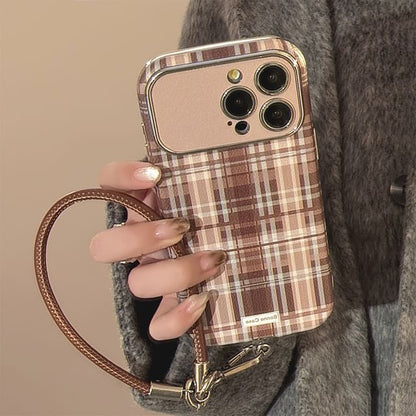 Set / Strap Case Phone Plaid