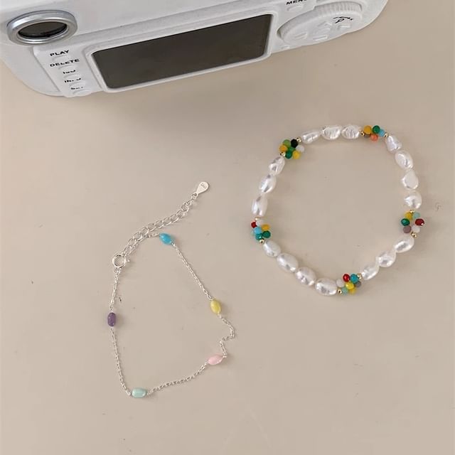 Freshwater / Pearl S925 Silver Sterling Bracelet Bead