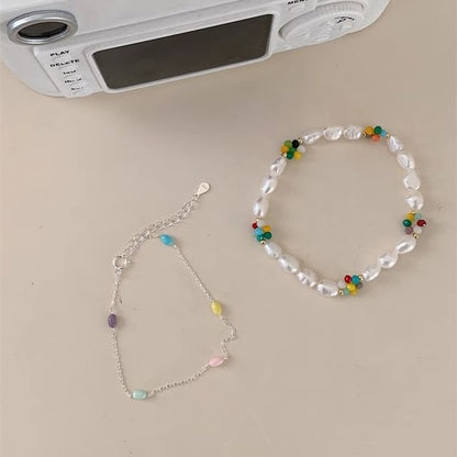 Freshwater / Pearl S925 Silver Sterling Bracelet Bead