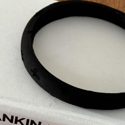 Embroidered Bow Headband Fabric