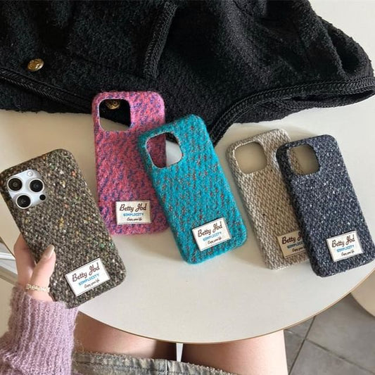 Melange Phone Lettering Case Applique
