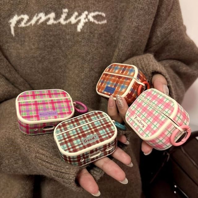 Earphone / AirPods Pro Plaid Case Skin