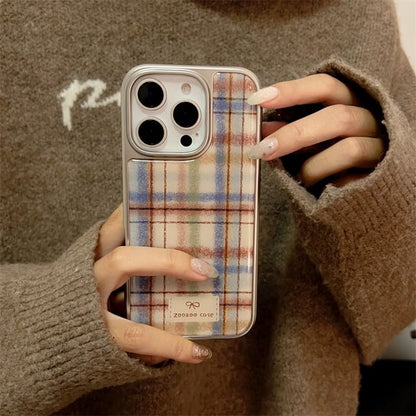 Phone Strap Plaid Case / Set