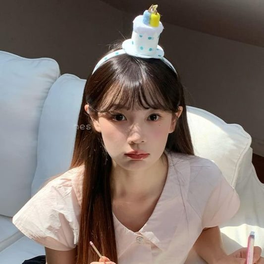 Dot Headband Cake Birthday Polka