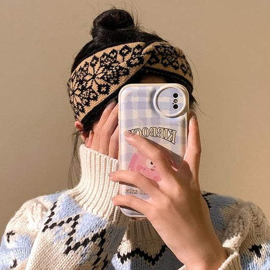 Patterned Knitted Headband