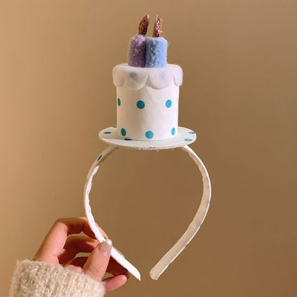 Dot Headband Cake Birthday Polka