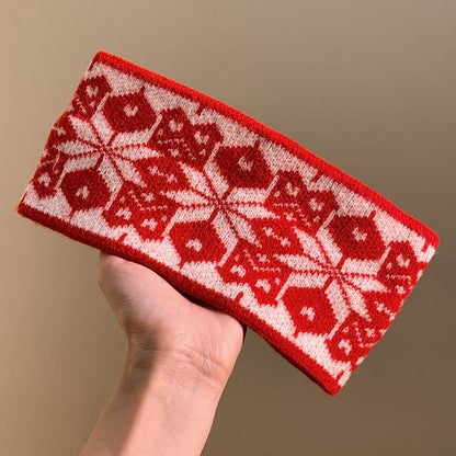 Patterned Knitted Headband