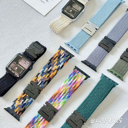 Band Buckled Apple Braided Watch