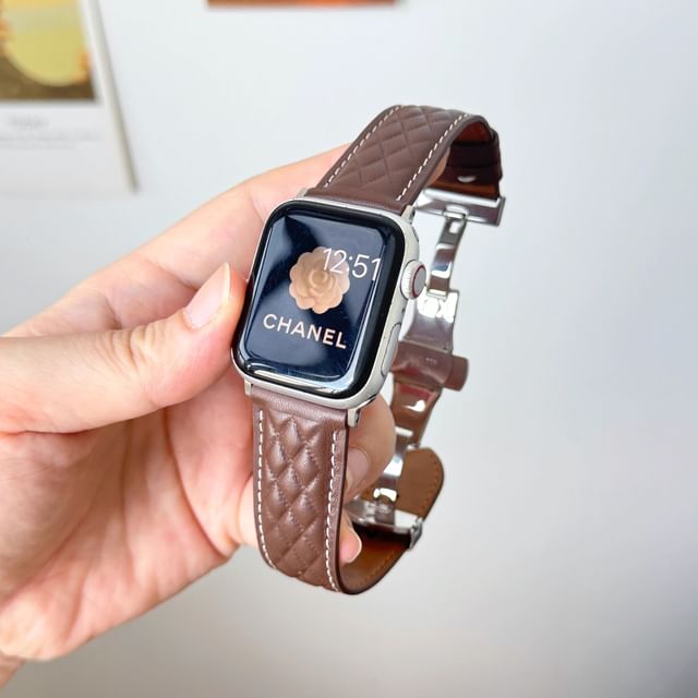 Band Genuine Leather Watch Apple