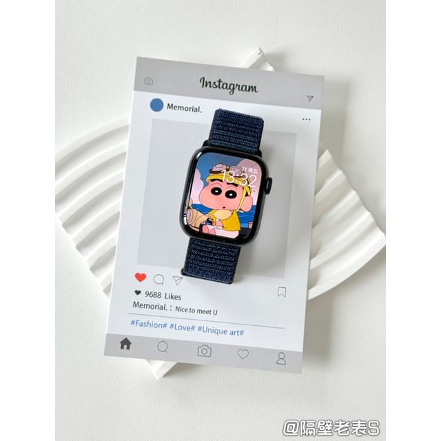 Watch Band Self Adhesive Apple Nylon