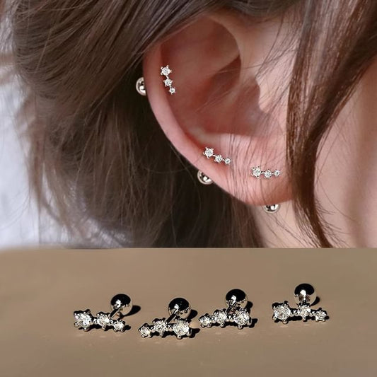 Jacket Star Alloy Rhinestone Ear