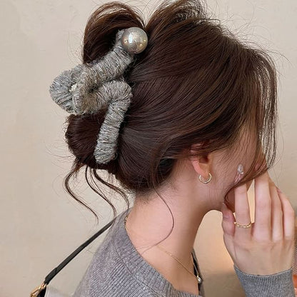 Claw Hair Faux Pearl Yarn