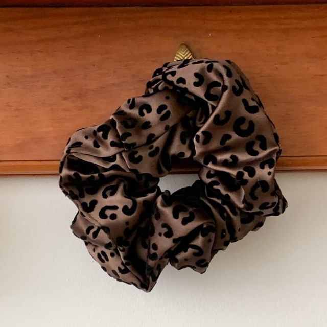 Scrunchie Hair Leopard Print