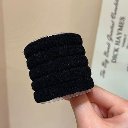 Plain Set of 5: Tie Hair