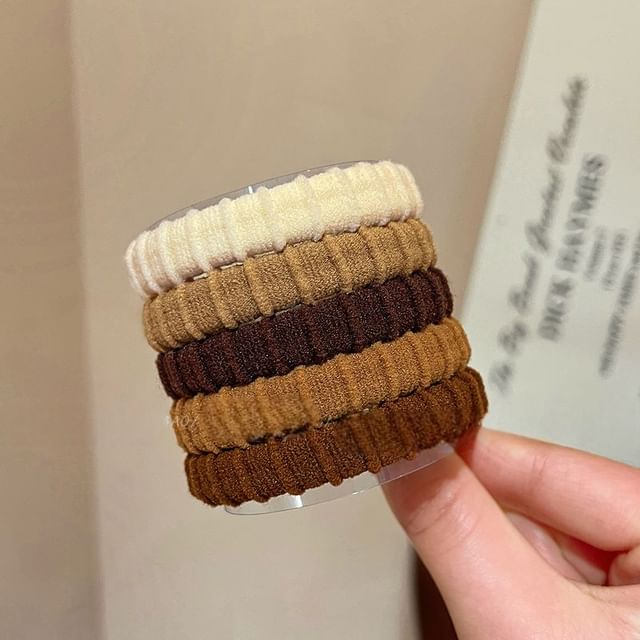 Plain Set of 5: Tie Hair