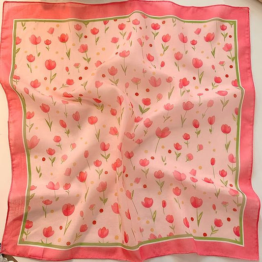 Linen Cotton Scarf (Various Print Designs) Head