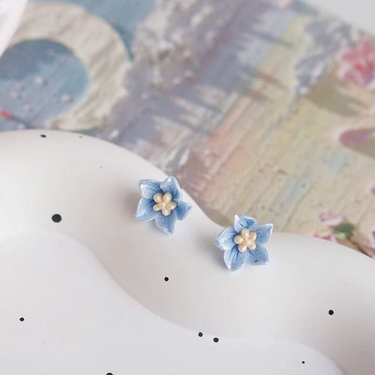 Earring On Flower / Stud Clip