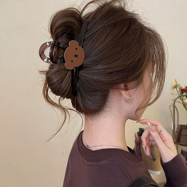 Bear Designs) Hair Acrylic Clip (Various Claw