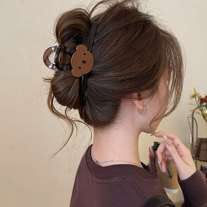 Bear Designs) Hair Acrylic Clip (Various Claw