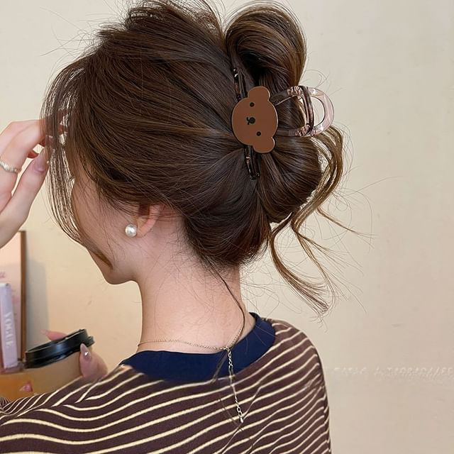 Bear Designs) Hair Acrylic Clip (Various Claw