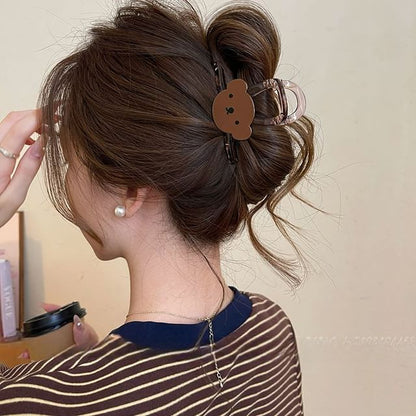 Bear Designs) Hair Acrylic Clip (Various Claw