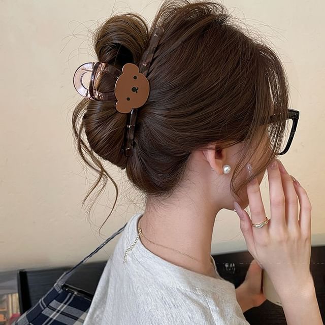 Bear Designs) Hair Acrylic Clip (Various Claw