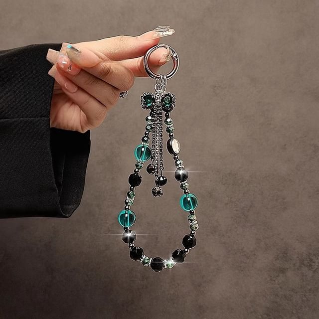 Bow Phone Faux Crystal Strap