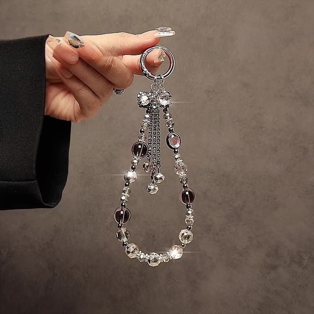 Bow Phone Faux Crystal Strap