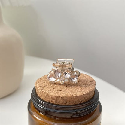 Hair Claw Acrylic Rhinestone Pearl Faux