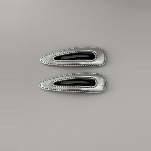 Geometric Clip Alloy Hair Set