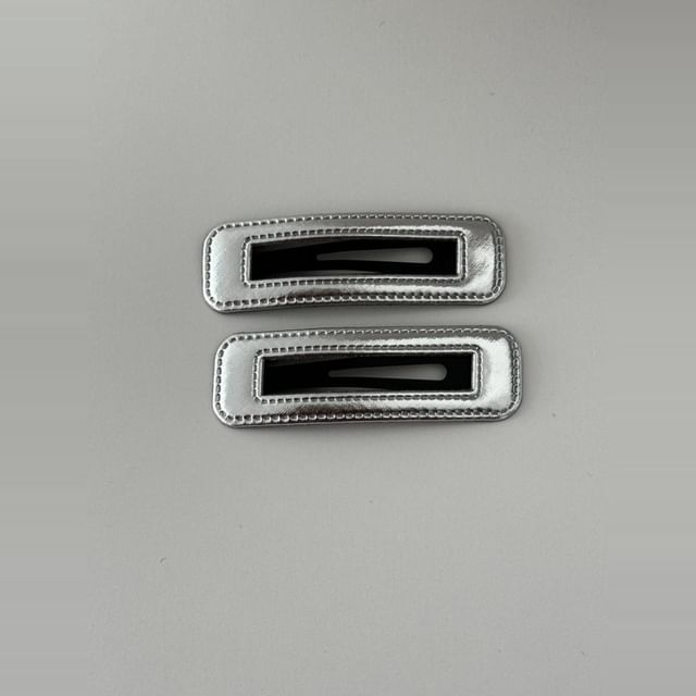 Geometric Clip Alloy Hair Set