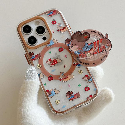 with (Compatible MagSafe) Case Phone Dog Magnetic