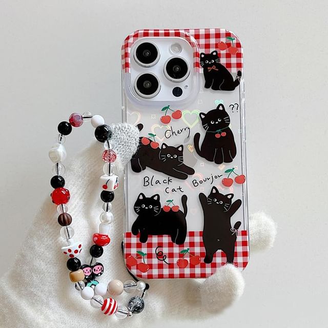 Case Cat Set Strap Phone /